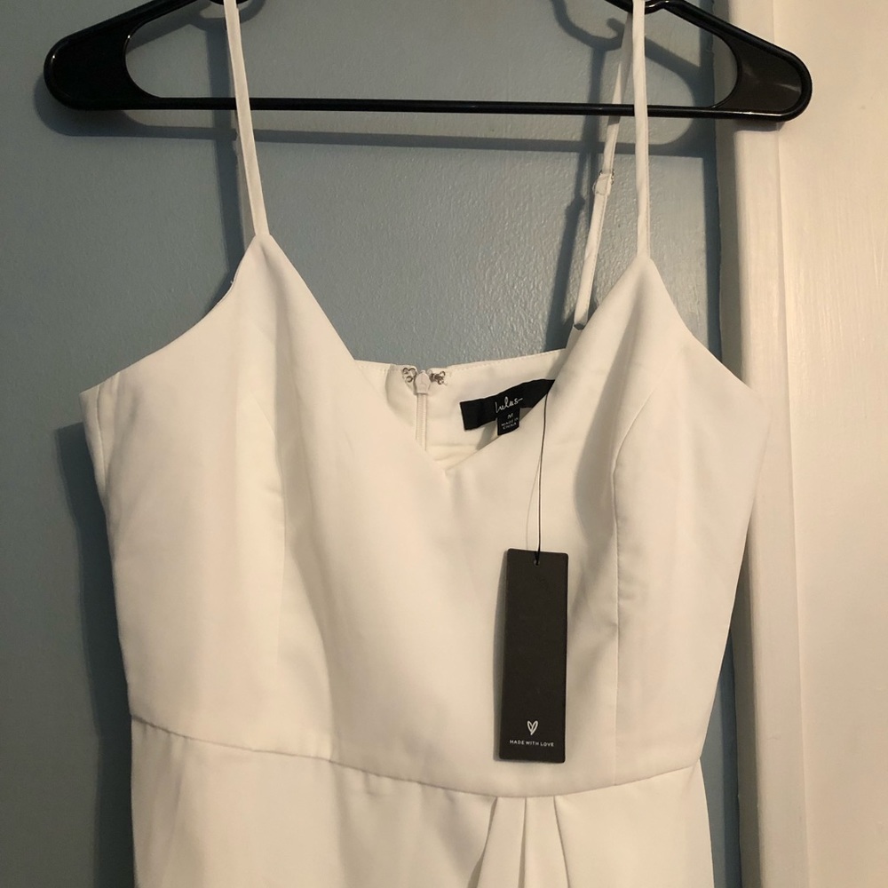 NWT Lulus white dress sz M - Picture 5 of 5